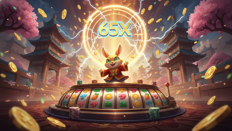 Como Funciona o Multiplicador 65X no Fortune Rabbit Cassino