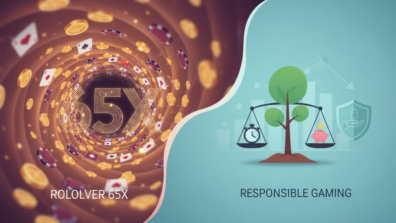 Rollover 65X em Cassinos Online e o Conceito de Jogo Respons&aacute;vel