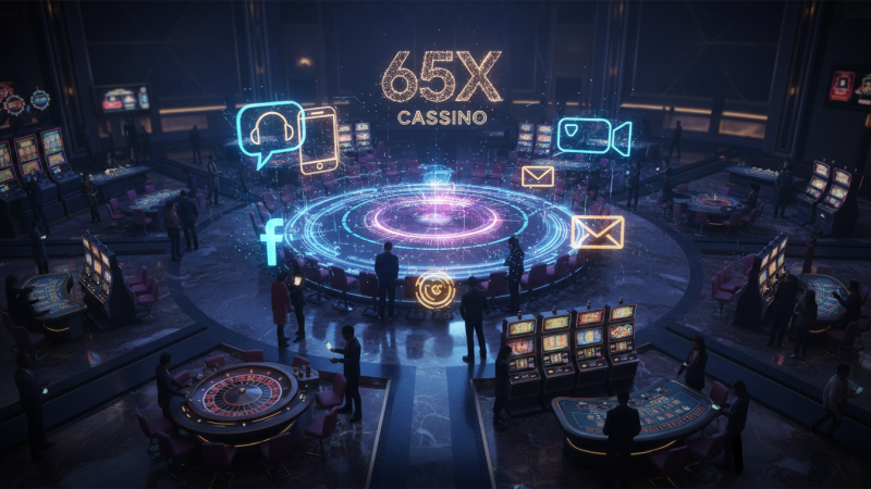Todos os Canais de Contato do Contato N&oacute;s 65X Cassino